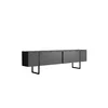 Set Mobilier Living Luxe, 3 piese, Antracit/Negru picture - 11