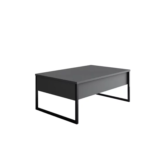 Set Mobilier Living Luxe, 3 piese, Antracit/Negru picture - 13