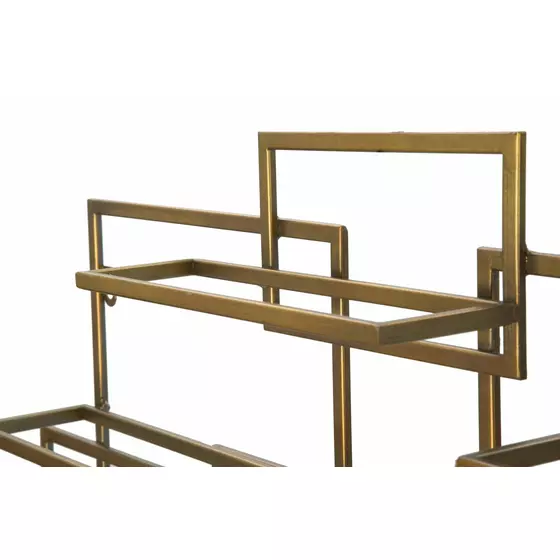 Suport de perete pentru sticle, Roma1868, Auriu, Metal, 50x80x10 cm picture - 9