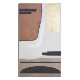 Tablou, Roma1382, Multicolor, Lemn de pin si Canvas, 100x180x4.8 cm
