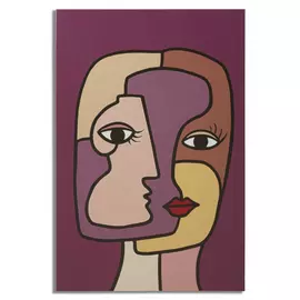 Tablou, Roma1432, Multicolor, Lemn de pin si Canvas, 90x60x3 cm