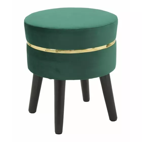 Taburet Roma1841, Catifea, Verde, 40.5x35x35 cm picture - 2