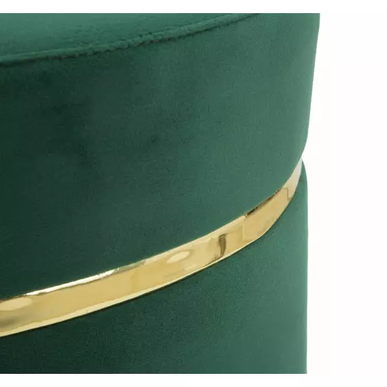 Taburet Roma1841, Catifea, Verde, 40.5x35x35 cm picture - 6