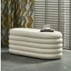 Taburet tip Bancuta Cu Spatiu de Depozitare, Blitz, 105x42x42 h cm, Stofa Tip Boucle, Crem picture - 1