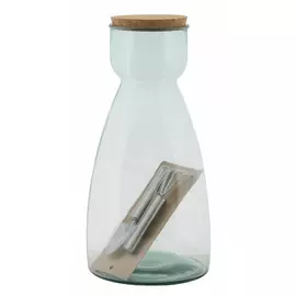 Vaza, Roma1572, Transparent, Sticla reciclata, 43x21.5x21.5 cm