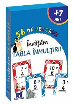 56 de Jetoane - Invatam tabla inmultirii