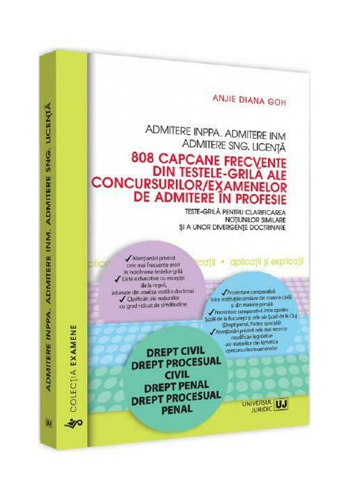 808 capcane frecvente din testele-grila ale concursurilor/examenelor de admitere in profesie