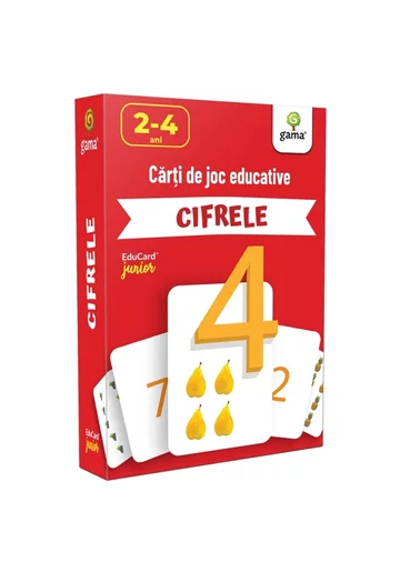 Carti de joc educative. Cifrele
