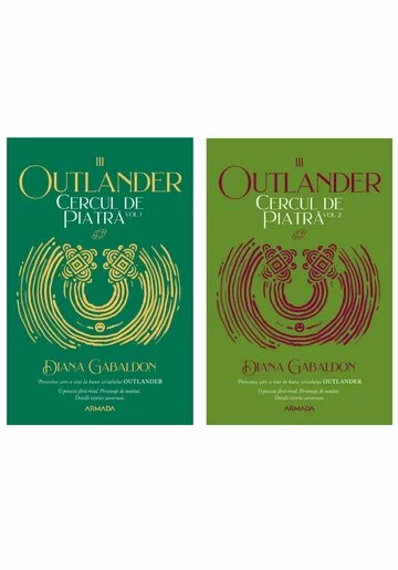 Cercul de piatra. Set 2 volume. Seria Outlander, partea a III-a