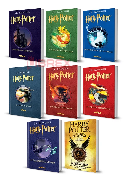 Autonomy radar Glossary Colectia completa Harry Potter. Set 8 Volume de J.K. Rowling - Librex