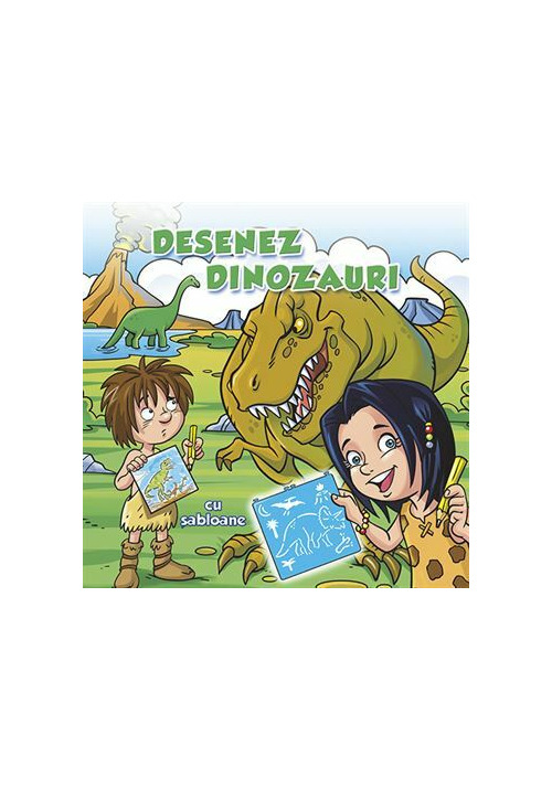 Desenez dinozauri - sabloane