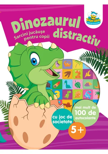 Dinozaurul distractiv- Sarcini jucause pentru copii