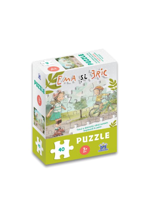 Ema si Eric in parc: Puzzle Didactica Publishing House