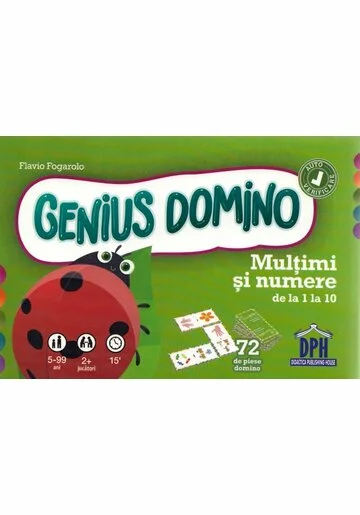 Genius Domino. Multimi si numere de la 1 la 10