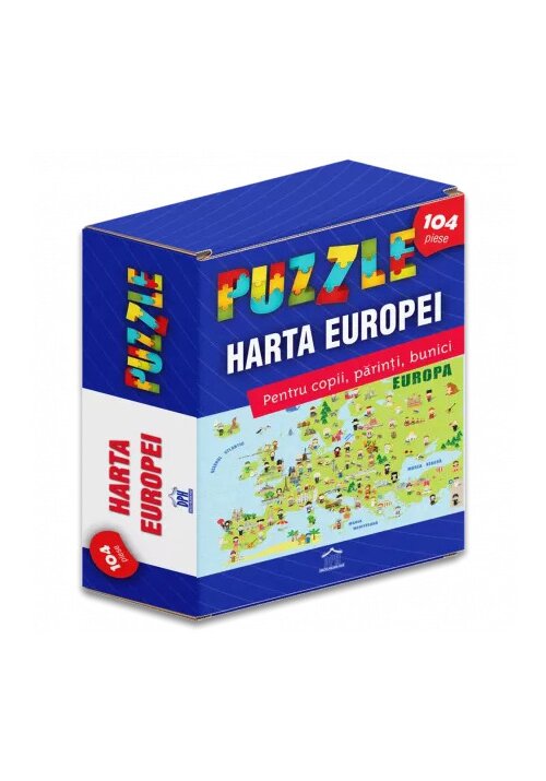 Harta Europei: Puzzle Didactica Publishing House