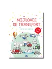 Mijloace de transport - 3-4 ani - carte de colorat