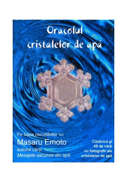 Oracolul cristalelor de apa