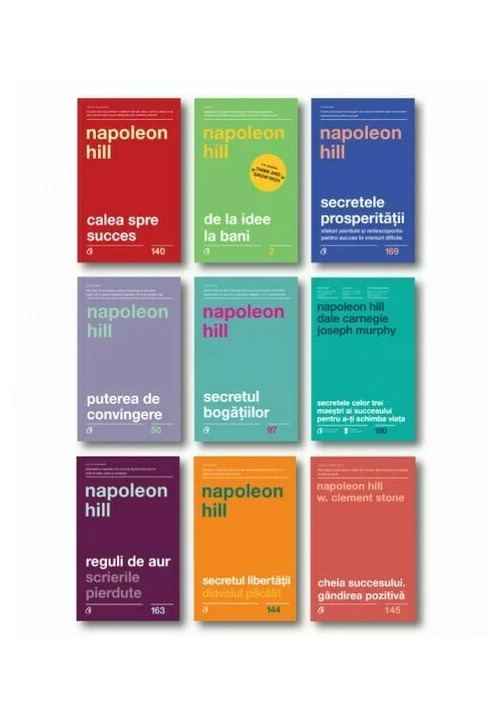 Vezi detalii pentru Pachet complet Napoleon Hill - Set 9 carti