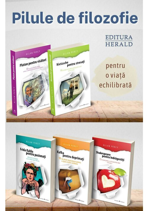 Pachet - pilule de filozofie pentru o viata echilibrata. set 5 carti