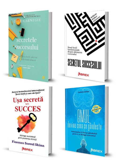 Pachet Secretele succesului. Set 4 carti