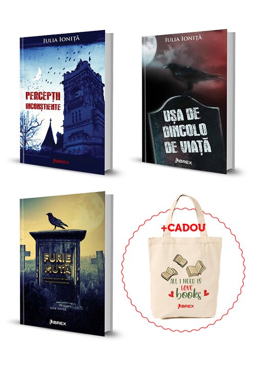 Pachet Seria Perceptii Inconstiente. Set 3 carti + Sacosa CADOU Librex Publishing