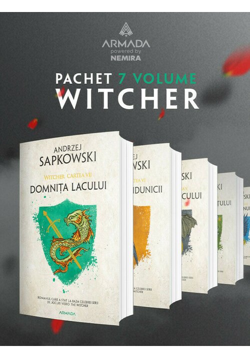 Pachet Witcher. Set 7 Volume Beletristica. poza 2022