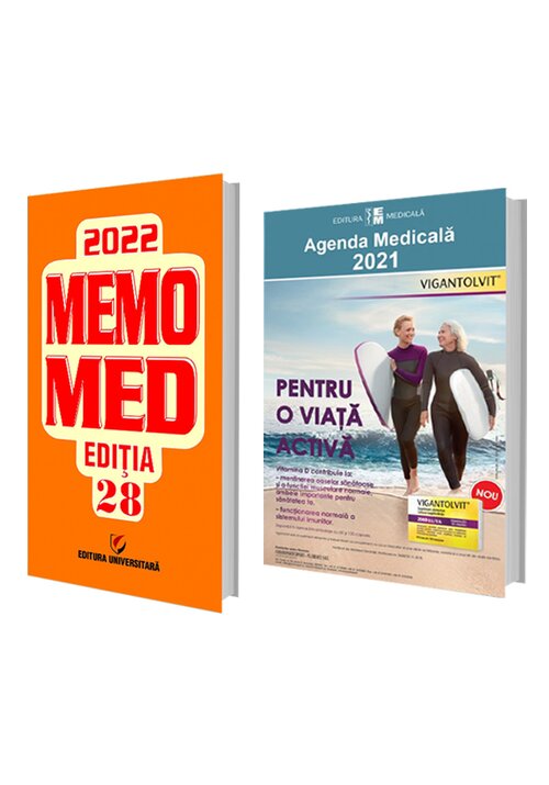 Pachetul Farmacistului: MemoMed 2022 si Agenda Medicala 2021 librex.ro