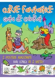 Curse fantastice 3 (albastru-mov, animale)