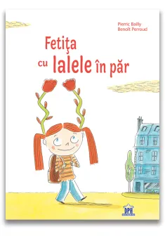 Fetita cu lalele in par