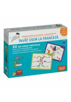 Invat usor la franceza - 50 de harti mentale. VOLUMUL I - CP, CLS. I, A II-A