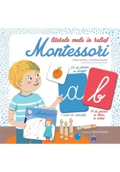 Literele mele in relief Montessori