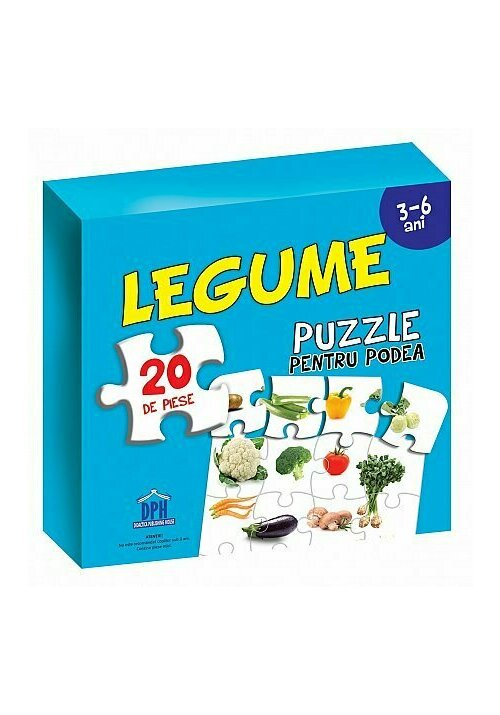 Puzzle pentru podea – Legume – 3-6 Ani Didactica Publishing House