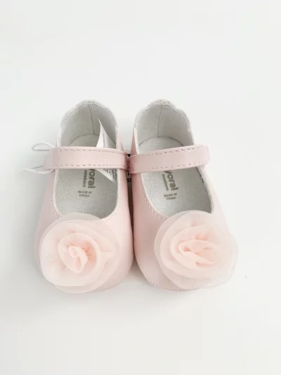 Balerini roz cu floricica - Mayoral