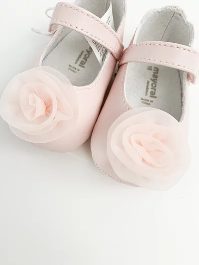 Balerini roz cu floricica - Mayoral