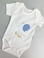 Body bebelus - alb cu elefantel picture - 4
