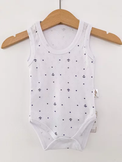 Body bebelus - alb cu negru