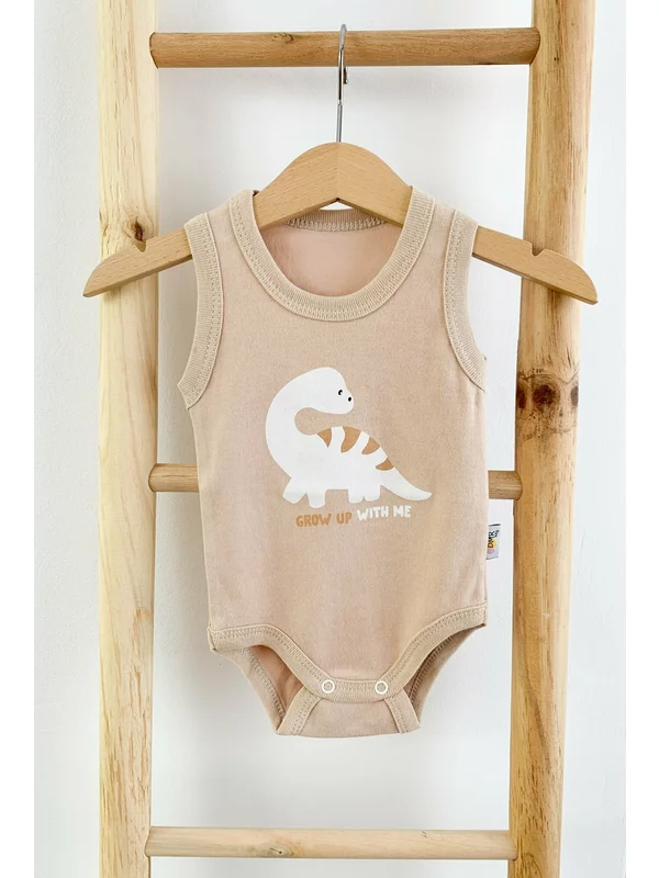 Body bebelus - crem cu dinozaur picture - 4