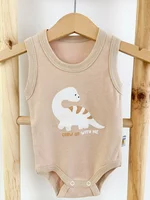 Body bebelus - crem cu dinozaur picture - 3