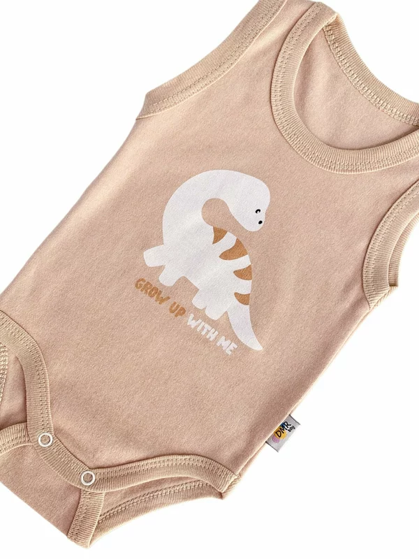 Body bebelus - crem cu dinozaur picture - 5