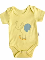 Body bebelus - galben cu elefantel picture - 1