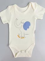 Body bebelus - ivoire cu elefantel picture - 3