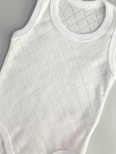 Body bebelus maieu - alb