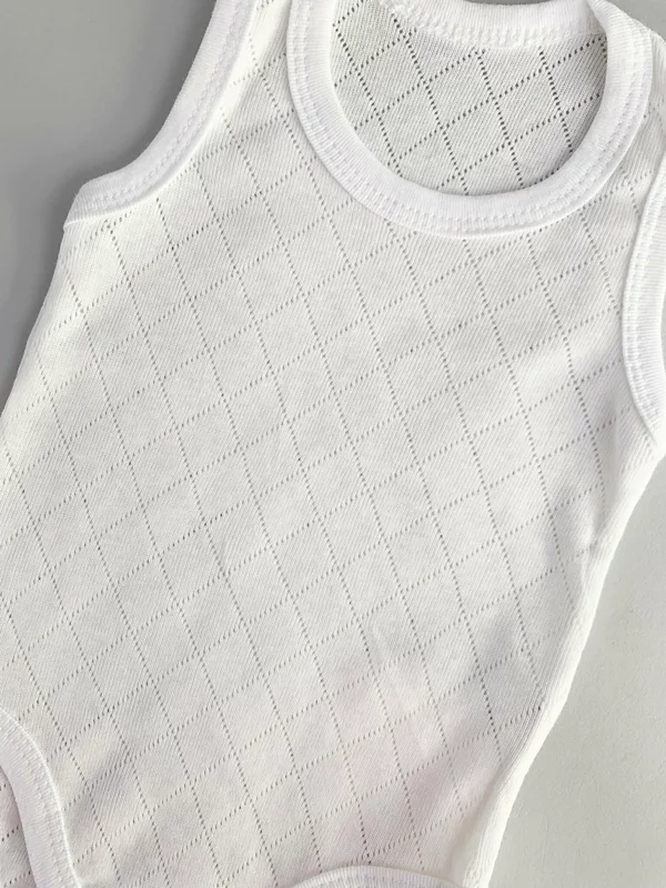 Body bebelus maieu - alb picture - 2