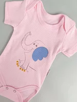 Body bebelus - roz cu elefantel picture - 3