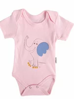 Body bebelus - roz cu elefantel picture - 1