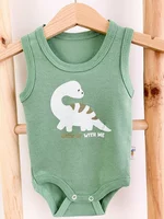 Body bebelus - verde cu dinozaur picture - 3