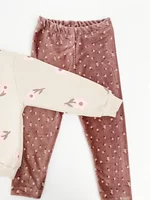 Compleu Dariana 2 piese - bej maro picture - 3