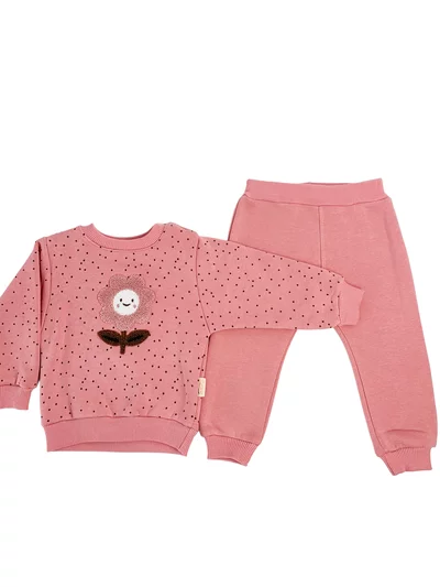 Compleu roz 2 piese - Elena