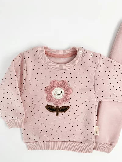 Compleu roz pal 2 piese - Elena