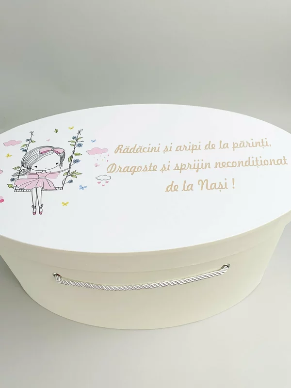 Cufar ivoire cu fetita in leagan picture - 3